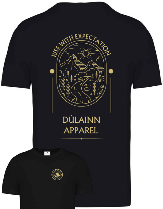 Dúlainn Apparel Unisex Heavyweight T-Shirt  (Generic Black - Pathfinder)
