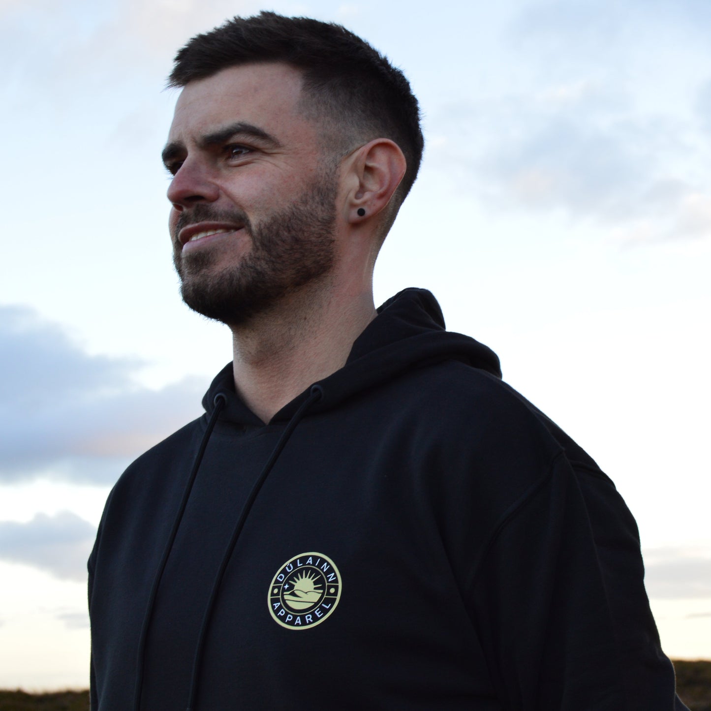 Dúlainn Apparel Unisex Organic Cotton blend Hoodie (Generic Black)