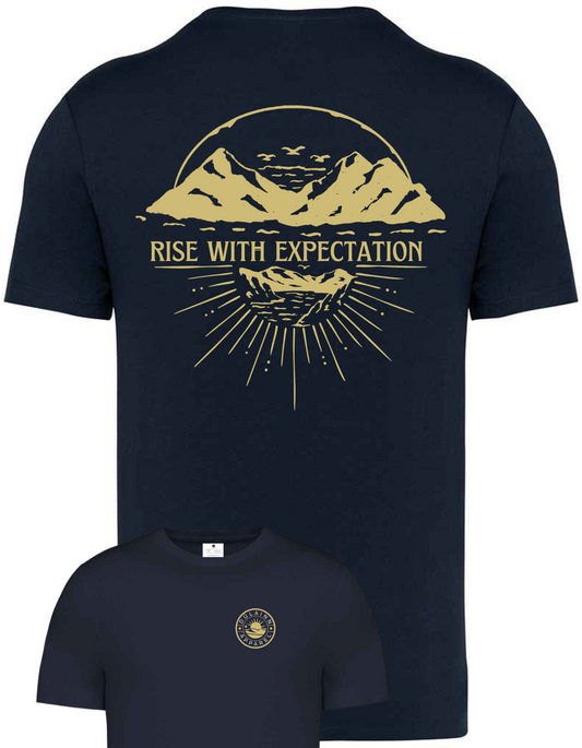 Dúlainn Apparel Unisex Heavyweight T-Shirt  (Navy - Dawn Breaker)