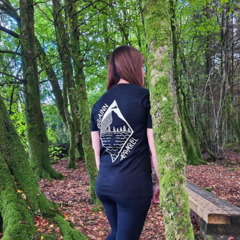 Dúlainn Apparel Unisex Heavyweight T-Shirt  (Generic Black Summit Reflection)