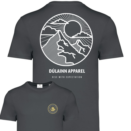 Dúlainn Apparel Unisex Signature Heavyweight T-Shirt - Cloud Breaker ( Iron Grey Edition )