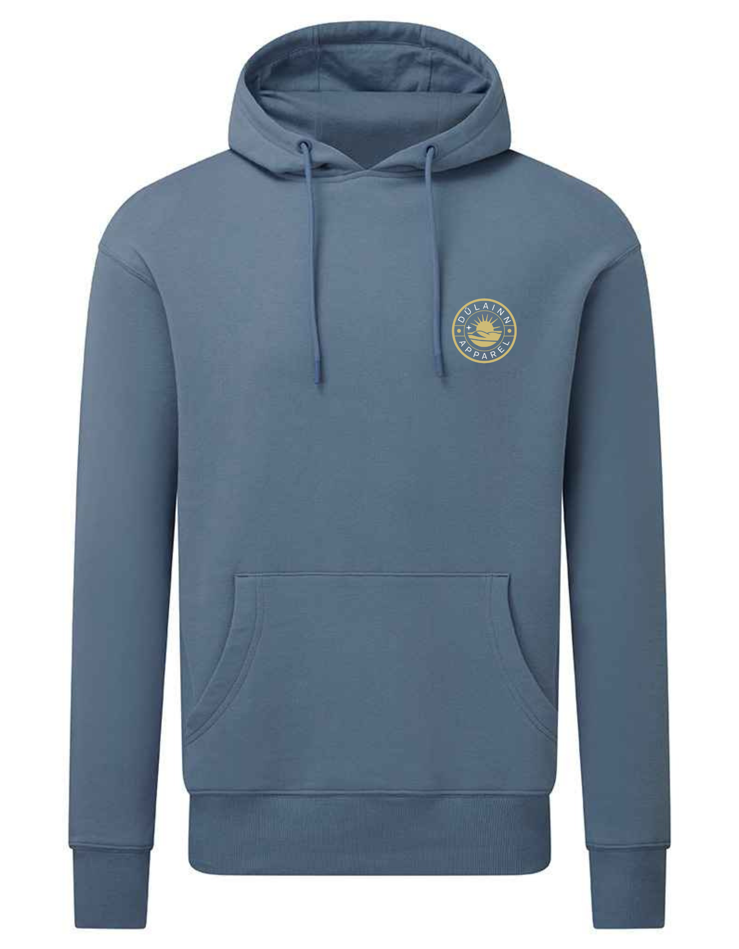 Dúlainn Apparel Unisex Organic Cotton blend Hoodie (Indigo Blue)