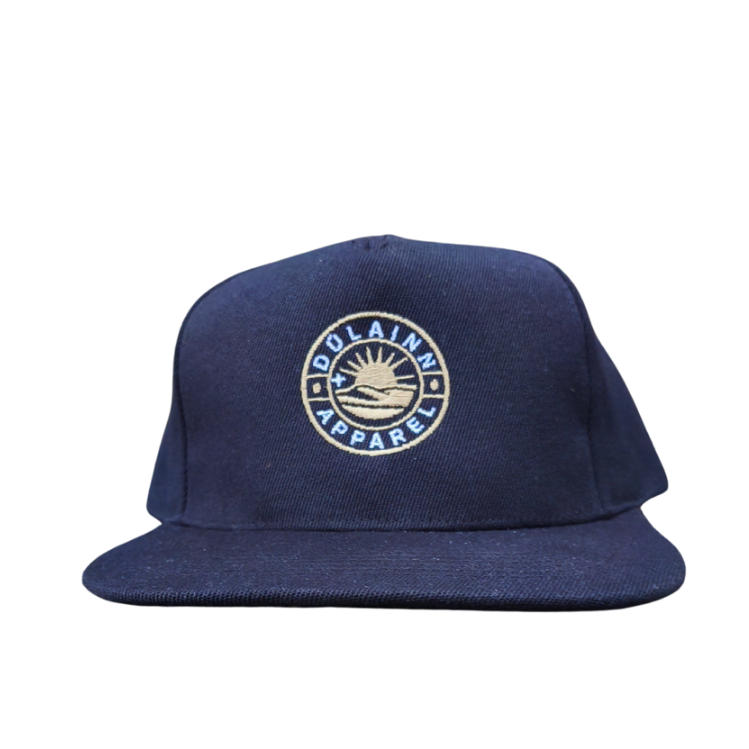 Dúlainn Retro 5-Panel Snapback  Black