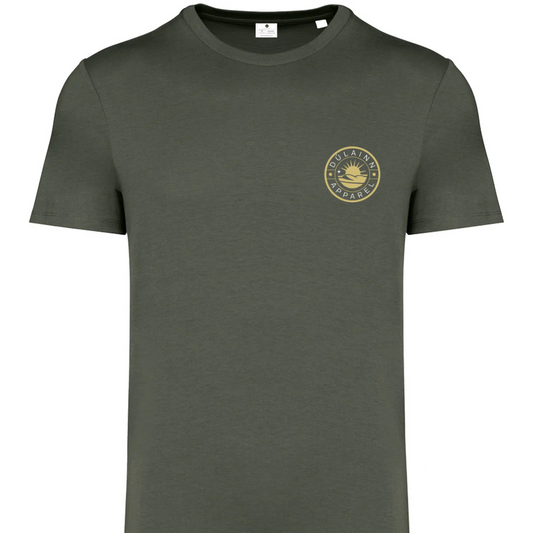 Dúlainn Apparel Unisex Becoming Collection Heavyweight T-Shirt  (Organic Kakhi Green )