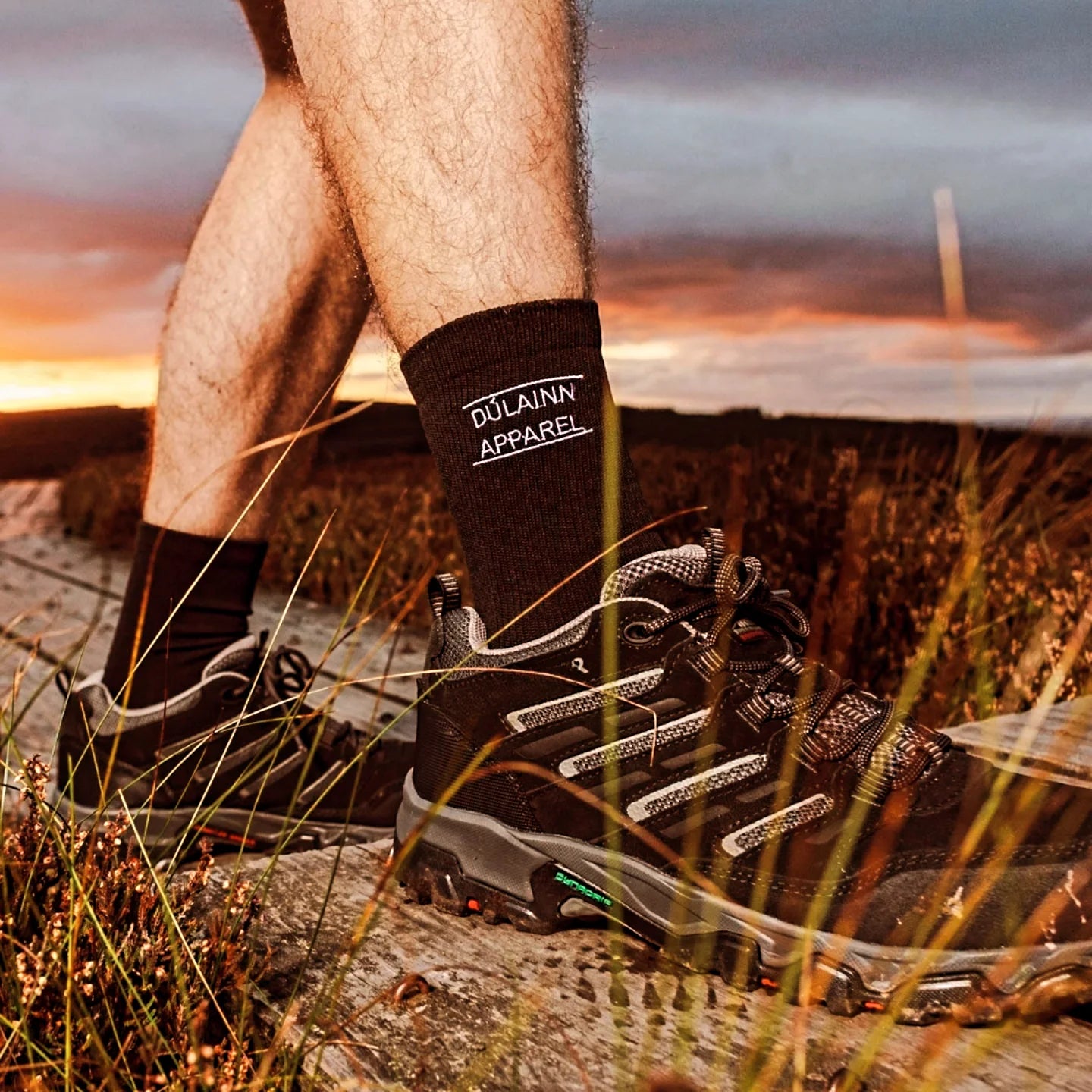 Dúlainn Apparel Everyday Cotton Blend Socks - Black